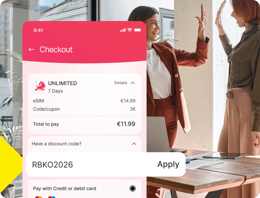 Aplikoni kodin në checkout